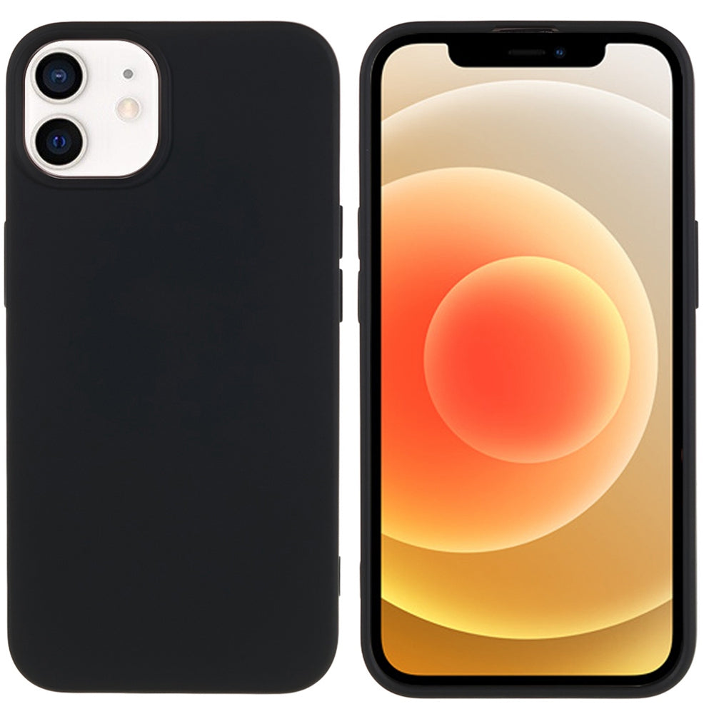 For iPhone 12 mini 5.4 inch Anti-scratch 2.0mm Soft TPU Case Drop-proof Cell Phone Cover