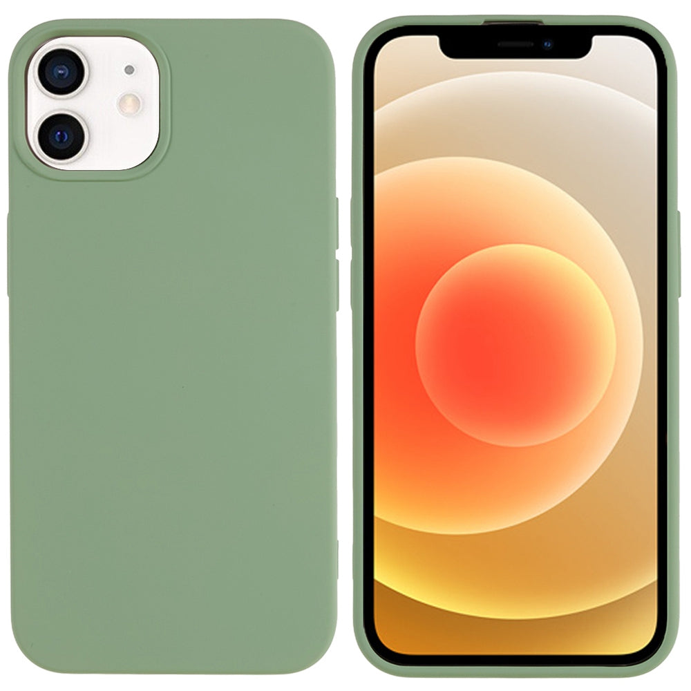 For iPhone 12 mini 5.4 inch Anti-scratch 2.0mm Soft TPU Case Drop-proof Cell Phone Cover