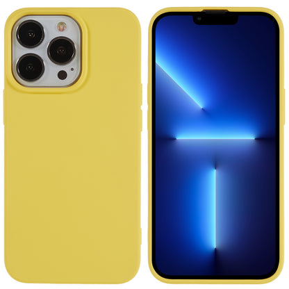 For iPhone 13 Pro 6.1 inch Flexible TPU 2.0mm Phone Cover Scratch-resistant Protective Case