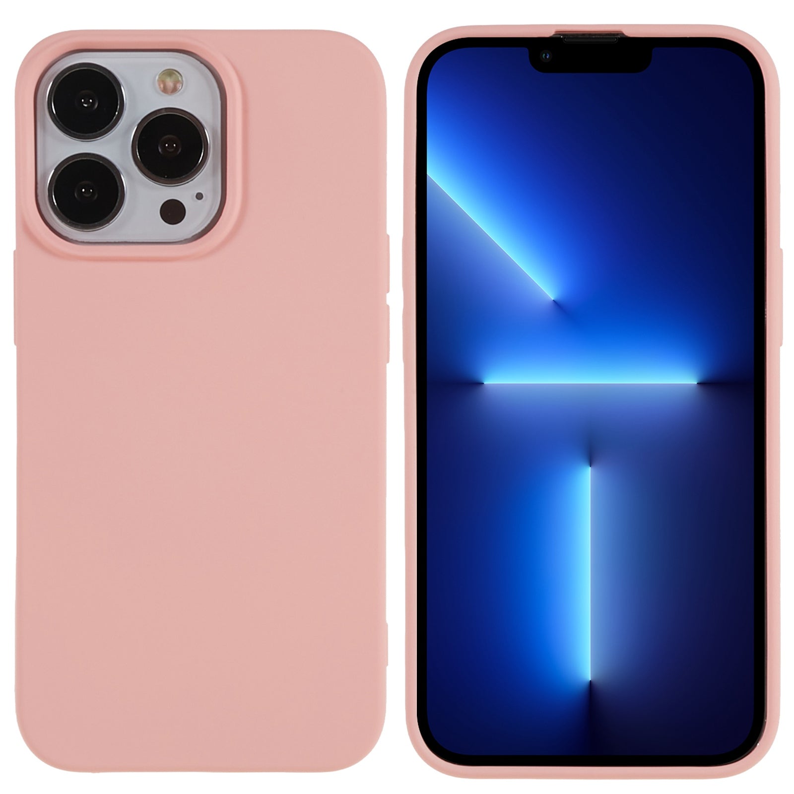 For iPhone 13 Pro 6.1 inch Flexible TPU 2.0mm Phone Cover Scratch-resistant Protective Case
