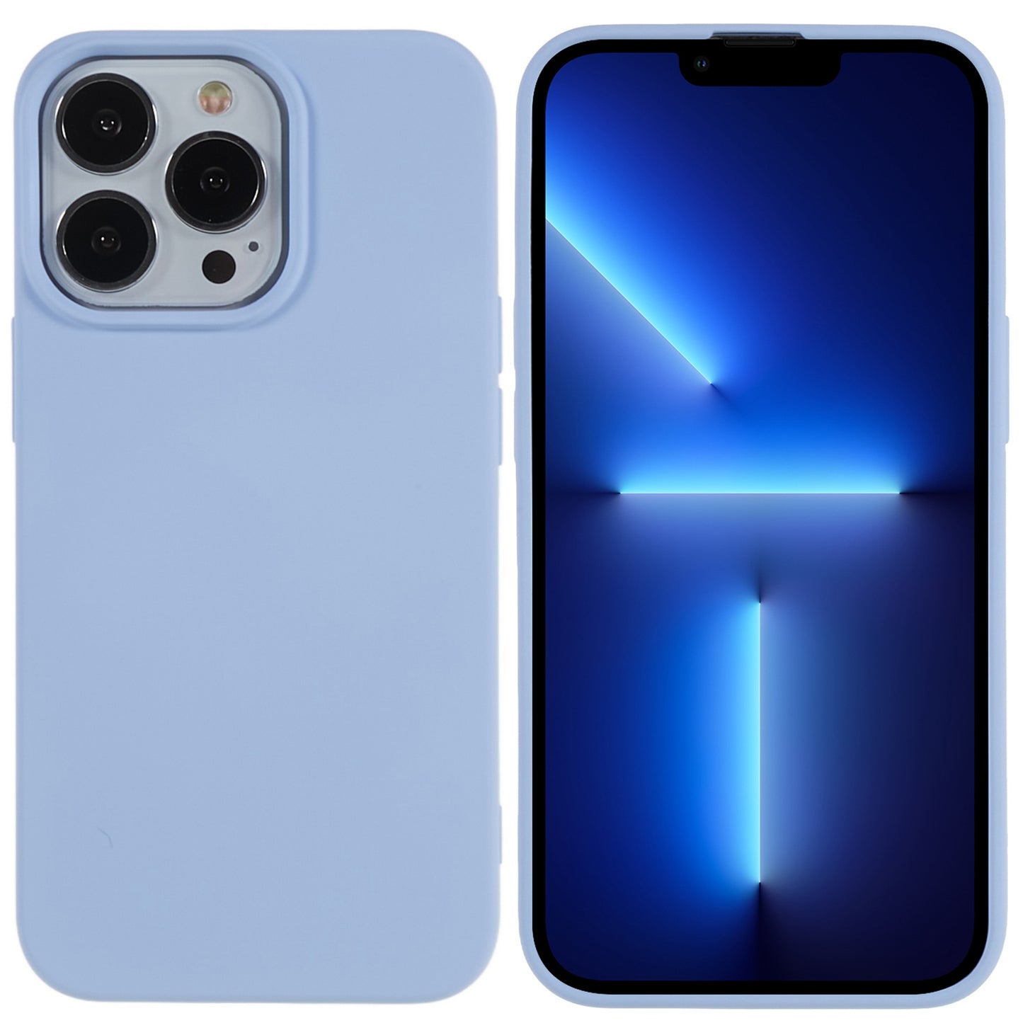 For iPhone 13 Pro 6.1 inch Flexible TPU 2.0mm Phone Cover Scratch-resistant Protective Case