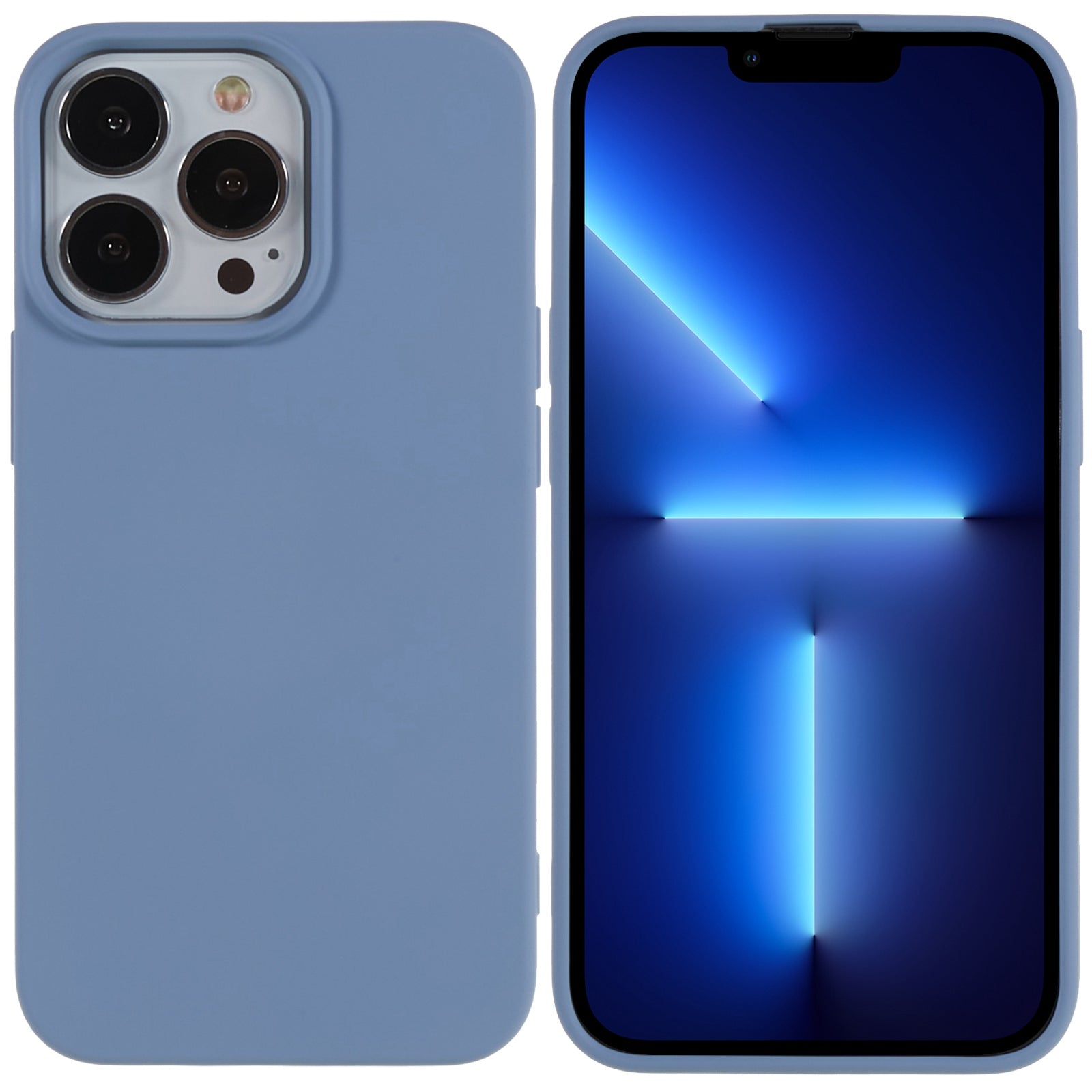 For iPhone 13 Pro 6.1 inch Flexible TPU 2.0mm Phone Cover Scratch-resistant Protective Case