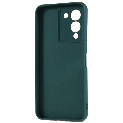 For Infinix Note 12 5G 2.0mm Thick TPU Impact Defender Case Liquid Silicone Texture Anti-Scratch Phone Cover