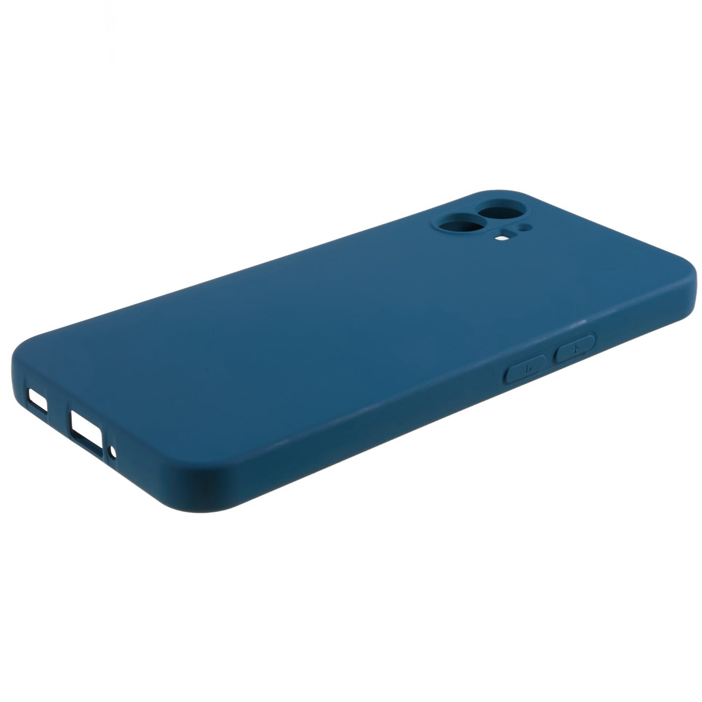 For Nothing phone (1) 5G Liquid Silicone Texture Feeling Arc Edge Phone Cover 2.0mm Thick TPU Back Case