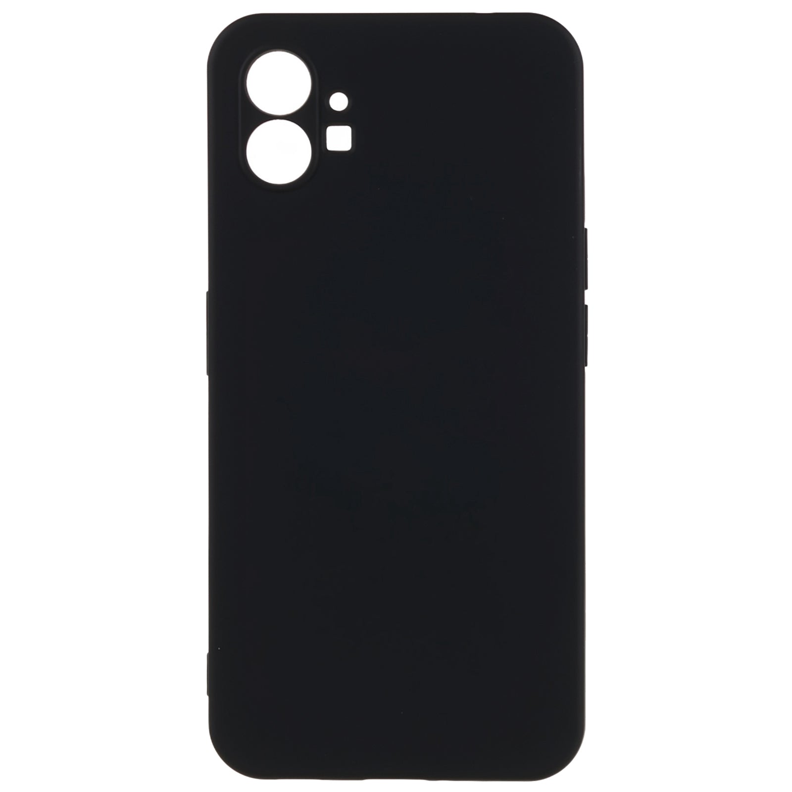 For Nothing phone (1) 5G Liquid Silicone Texture Feeling Arc Edge Phone Cover 2.0mm Thick TPU Back Case