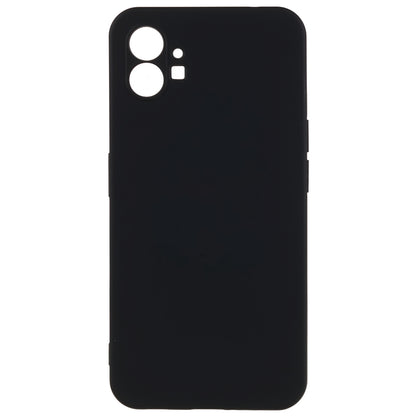 For Nothing phone (1) 5G Liquid Silicone Texture Feeling Arc Edge Phone Cover 2.0mm Thick TPU Back Case