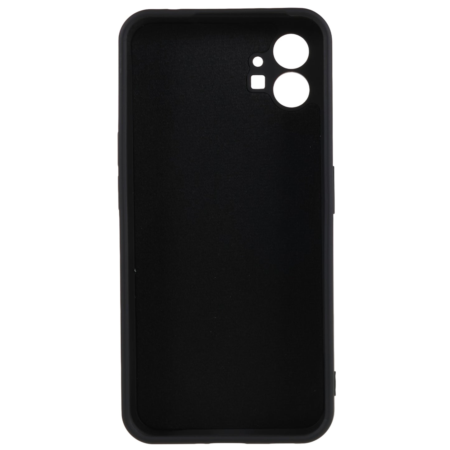 For Nothing phone (1) 5G Liquid Silicone Texture Feeling Arc Edge Phone Cover 2.0mm Thick TPU Back Case