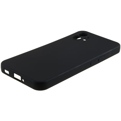 For Nothing phone (1) 5G Liquid Silicone Texture Feeling Arc Edge Phone Cover 2.0mm Thick TPU Back Case