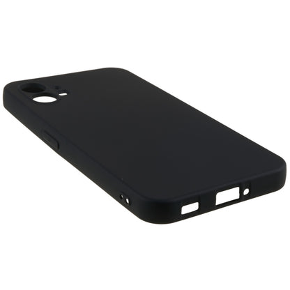 For Nothing phone (1) 5G Liquid Silicone Texture Feeling Arc Edge Phone Cover 2.0mm Thick TPU Back Case