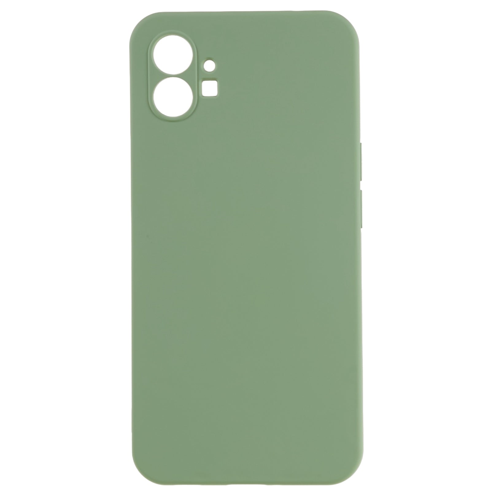 For Nothing phone (1) 5G Liquid Silicone Texture Feeling Arc Edge Phone Cover 2.0mm Thick TPU Back Case
