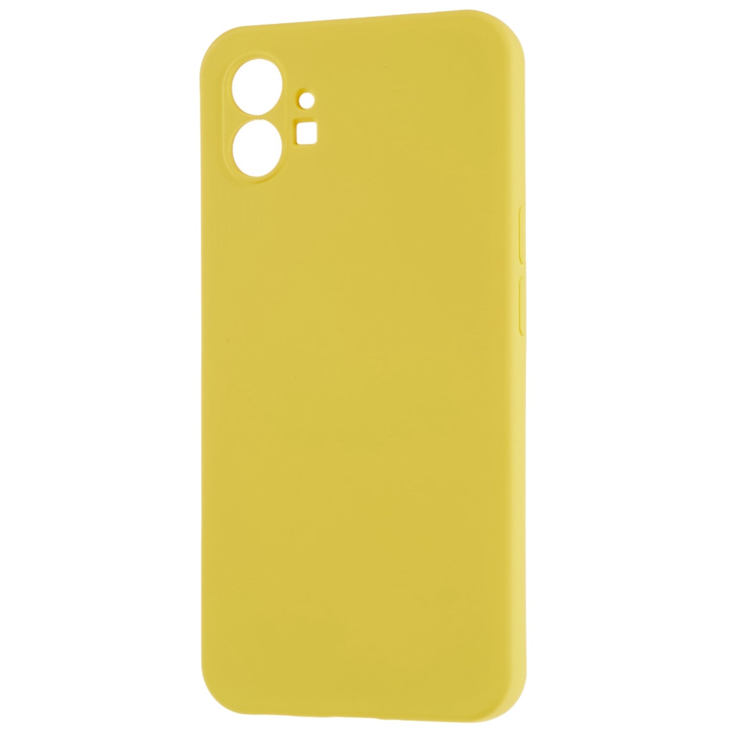 For Nothing phone (1) 5G Liquid Silicone Texture Feeling Arc Edge Phone Cover 2.0mm Thick TPU Back Case