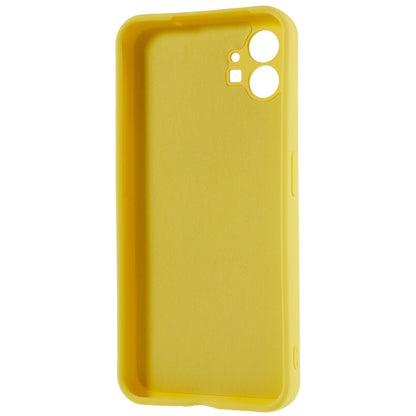 For Nothing phone (1) 5G Liquid Silicone Texture Feeling Arc Edge Phone Cover 2.0mm Thick TPU Back Case
