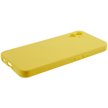 For Nothing phone (1) 5G Liquid Silicone Texture Feeling Arc Edge Phone Cover 2.0mm Thick TPU Back Case