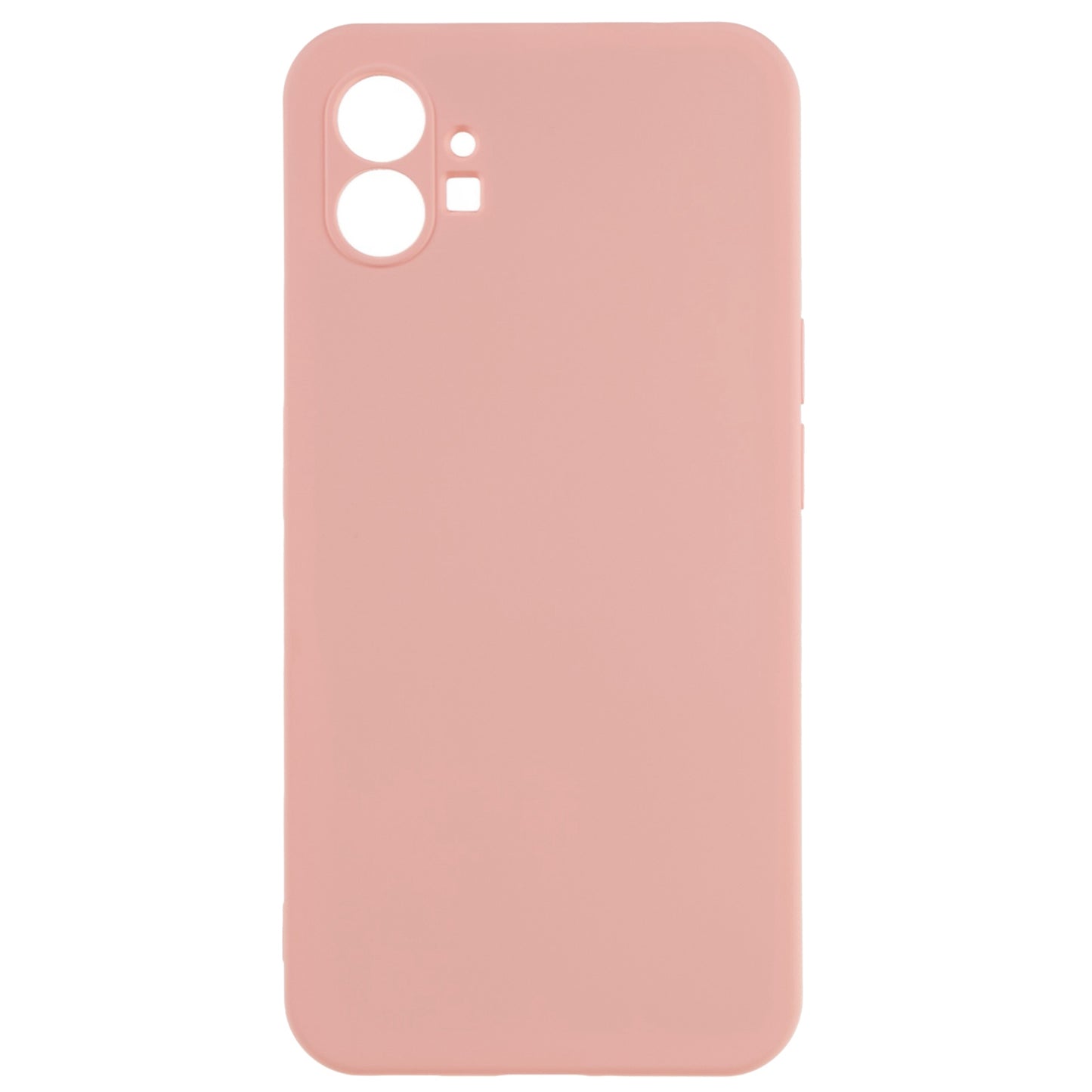 For Nothing phone (1) 5G Liquid Silicone Texture Feeling Arc Edge Phone Cover 2.0mm Thick TPU Back Case