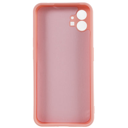 For Nothing phone (1) 5G Liquid Silicone Texture Feeling Arc Edge Phone Cover 2.0mm Thick TPU Back Case