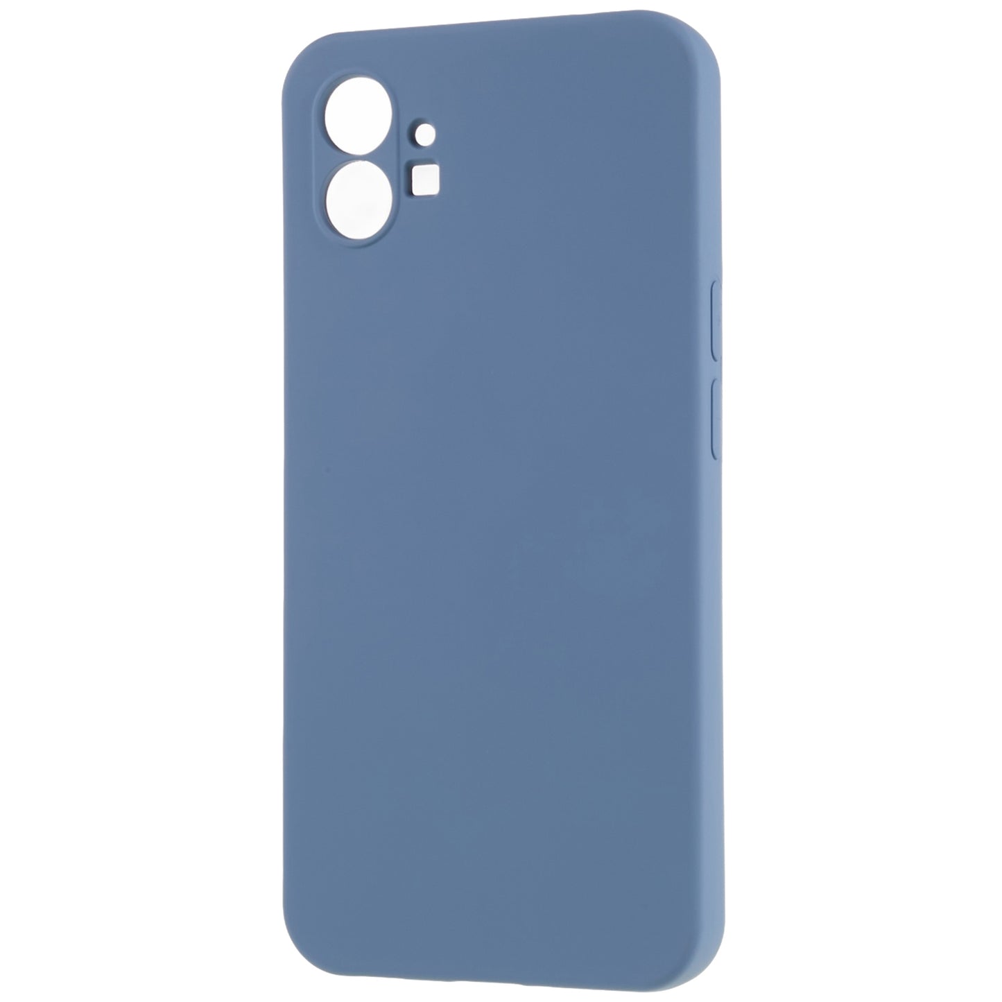 For Nothing phone (1) 5G Liquid Silicone Texture Feeling Arc Edge Phone Cover 2.0mm Thick TPU Back Case