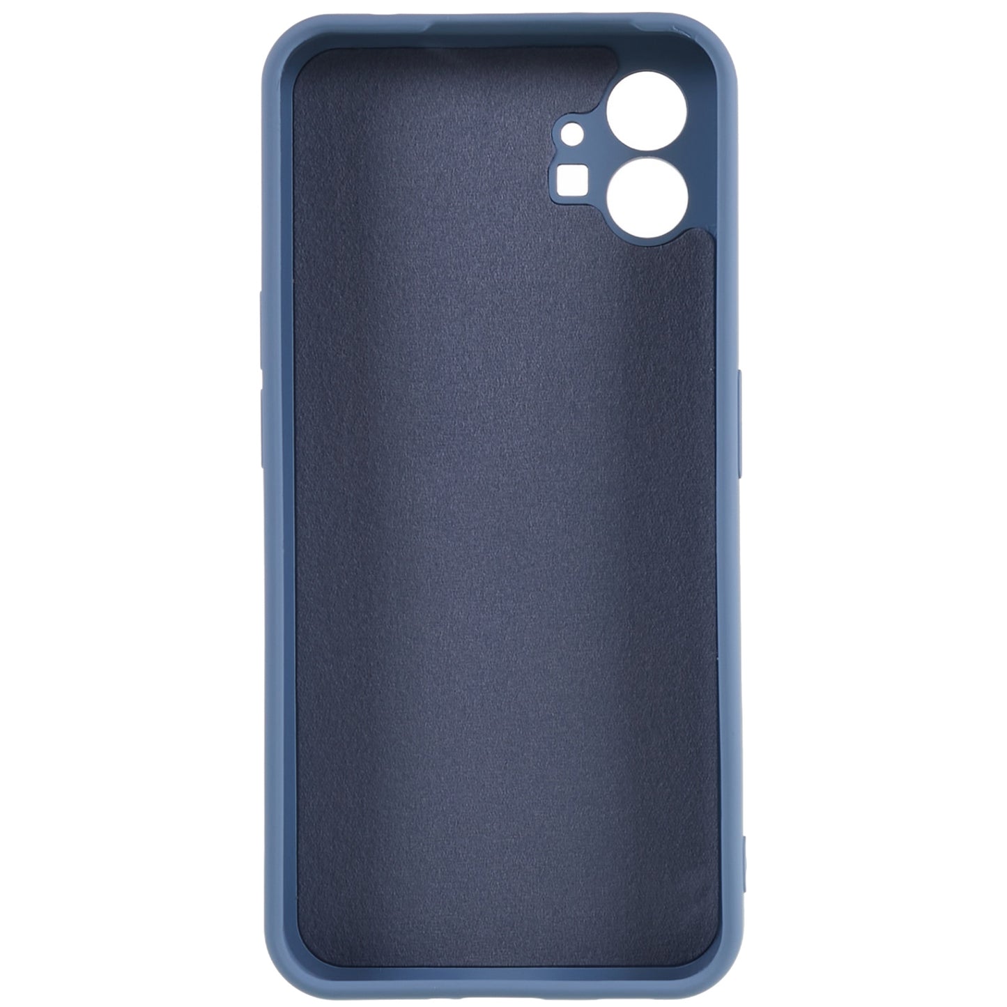 For Nothing phone (1) 5G Liquid Silicone Texture Feeling Arc Edge Phone Cover 2.0mm Thick TPU Back Case