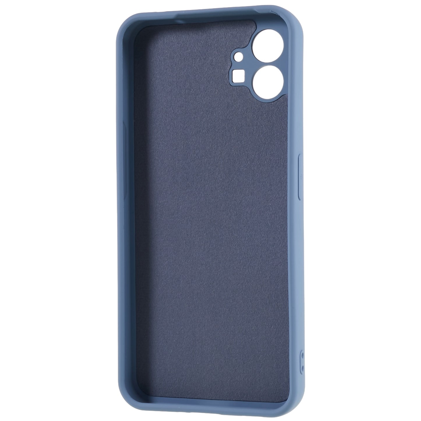 For Nothing phone (1) 5G Liquid Silicone Texture Feeling Arc Edge Phone Cover 2.0mm Thick TPU Back Case