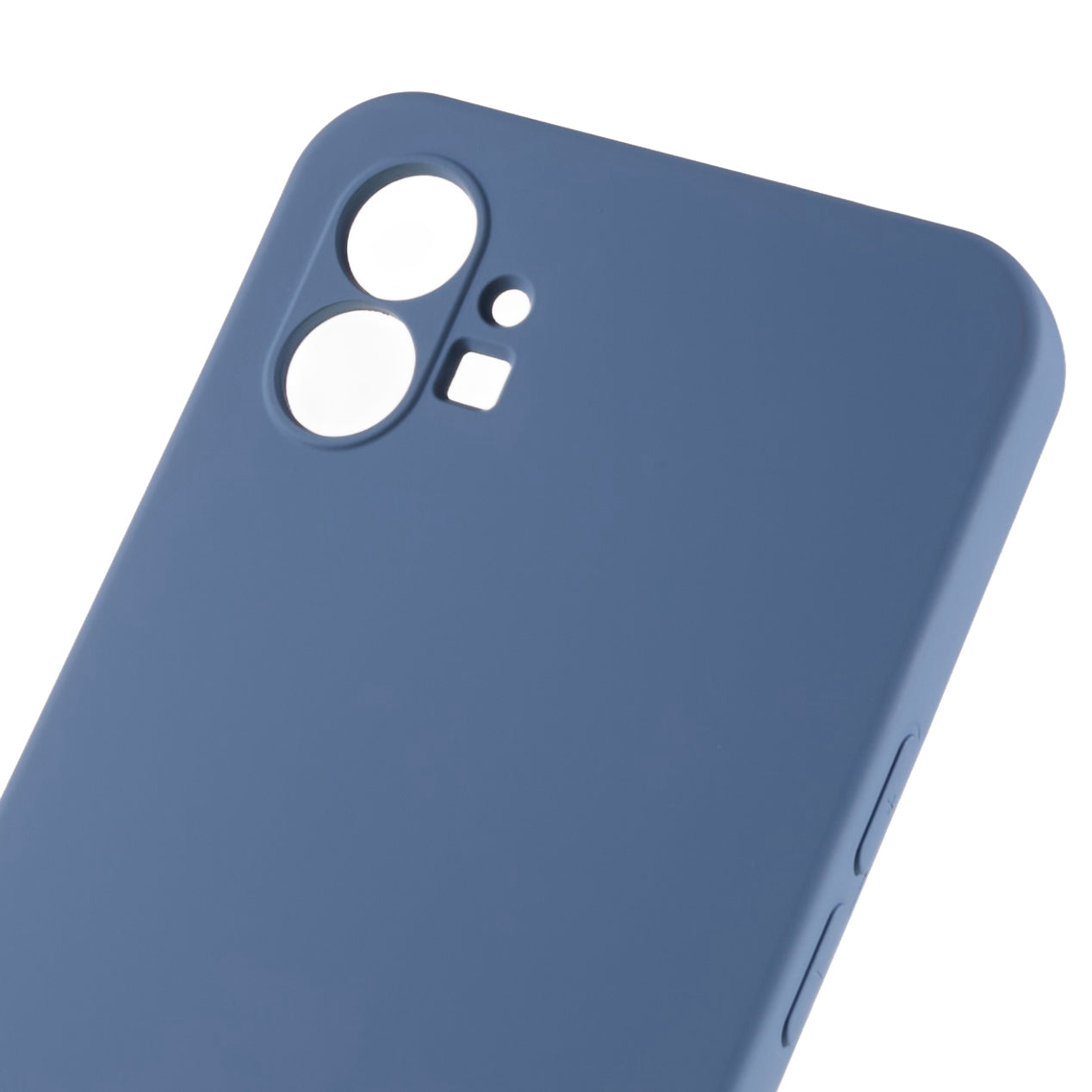 For Nothing phone (1) 5G Liquid Silicone Texture Feeling Arc Edge Phone Cover 2.0mm Thick TPU Back Case