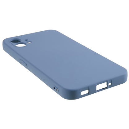 For Nothing phone (1) 5G Liquid Silicone Texture Feeling Arc Edge Phone Cover 2.0mm Thick TPU Back Case