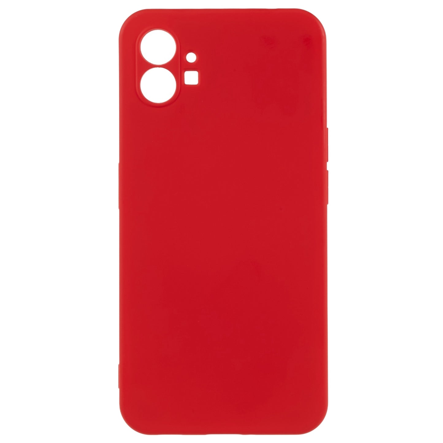 For Nothing phone (1) 5G Liquid Silicone Texture Feeling Arc Edge Phone Cover 2.0mm Thick TPU Back Case