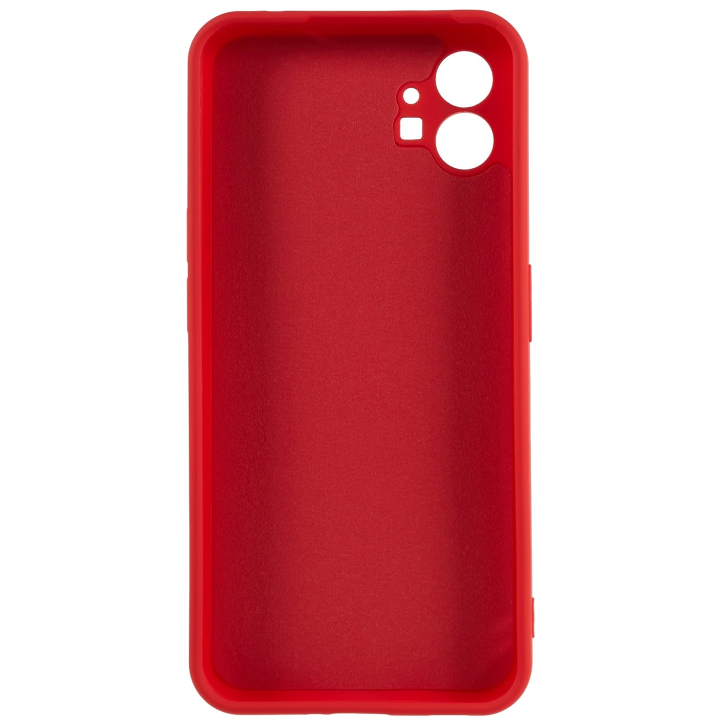 For Nothing phone (1) 5G Liquid Silicone Texture Feeling Arc Edge Phone Cover 2.0mm Thick TPU Back Case