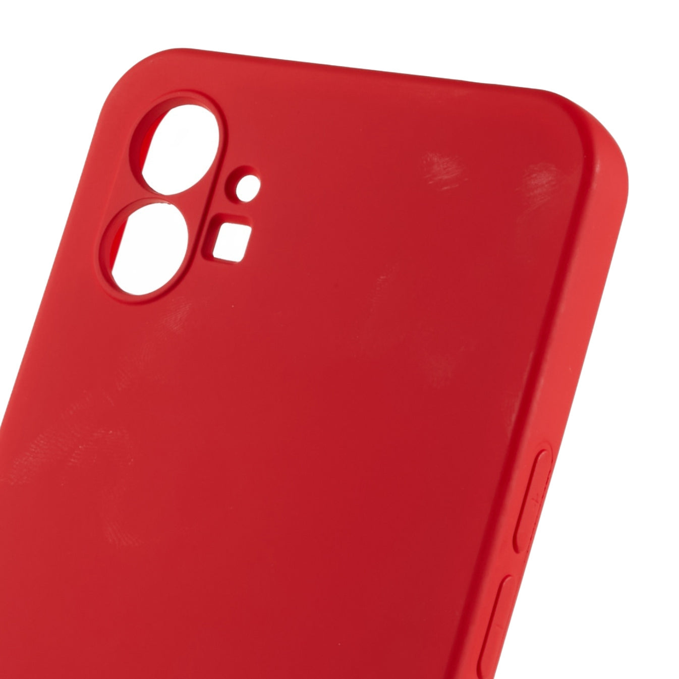 For Nothing phone (1) 5G Liquid Silicone Texture Feeling Arc Edge Phone Cover 2.0mm Thick TPU Back Case