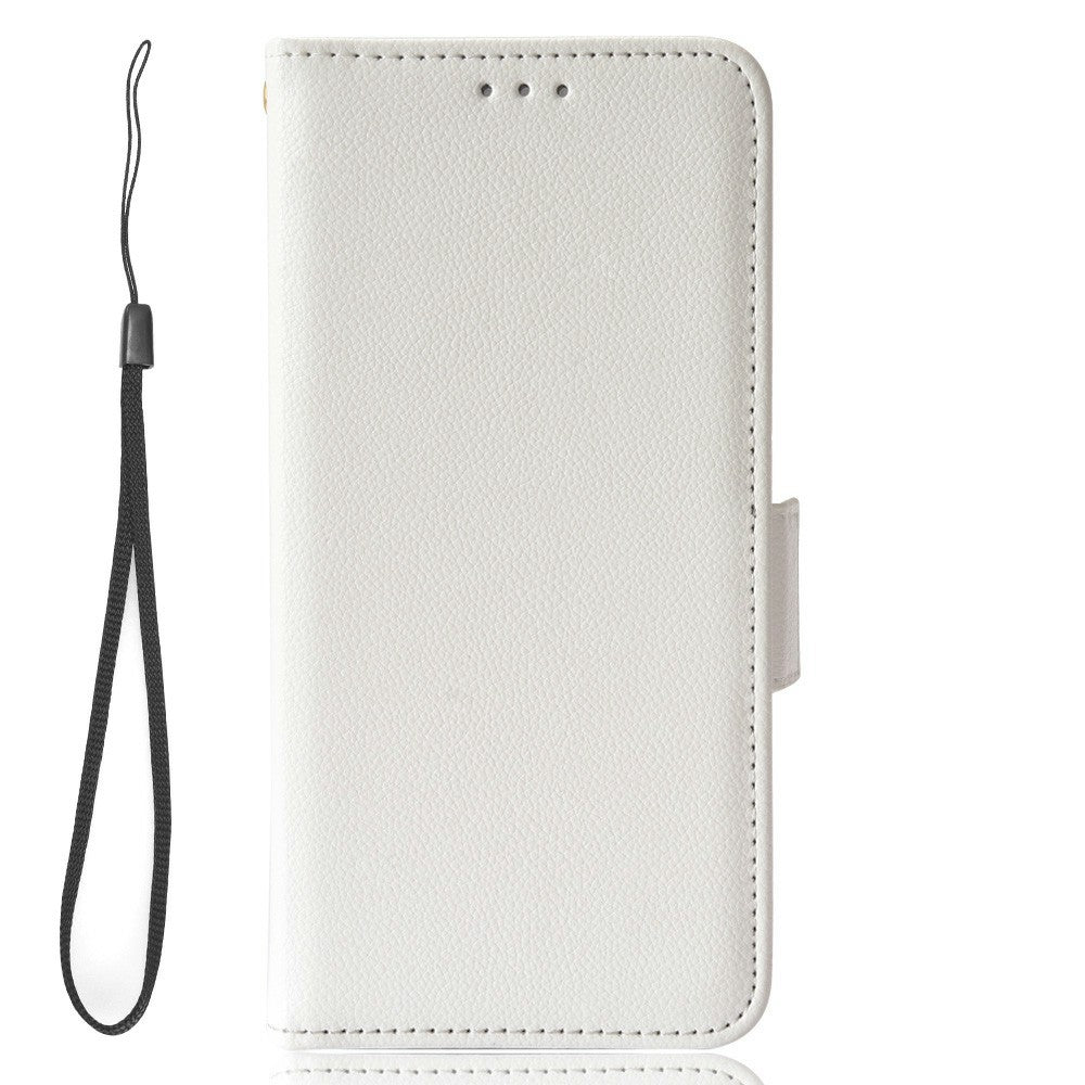 For Honor X8 5G Litchi Texture PU Leather Wallet Case Stand Feature Dual Magnetic Clasp Protective Shockproof Phone Cover