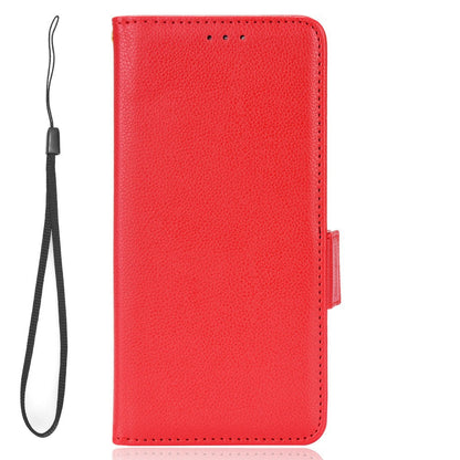 For Honor X8 5G Litchi Texture PU Leather Wallet Case Stand Feature Dual Magnetic Clasp Protective Shockproof Phone Cover