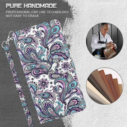For Honor X8 4G PU Leather Folio Flip Wallet Phone Case Stand Function 3D Creative Pattern Printed Design Full-Body Protective Cover with Strap