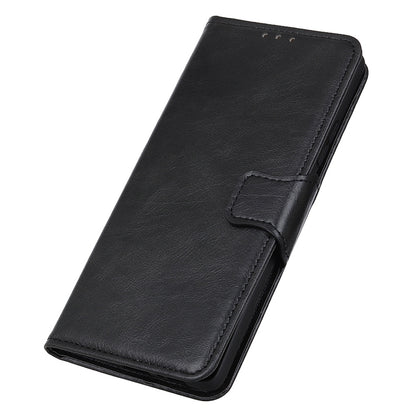 For Honor X8 5G Shockproof Crazy Horse Texture Wallet Stand Case Full Body Protection Split Leather Cell Phone Cover