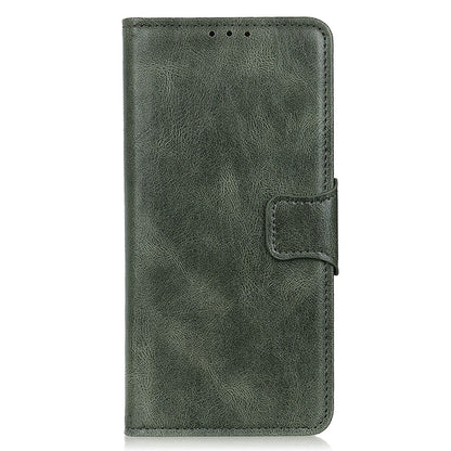 For Honor X8 5G Shockproof Crazy Horse Texture Wallet Stand Case Full Body Protection Split Leather Cell Phone Cover