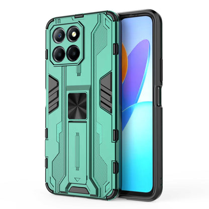 For Honor X8 5G Kickstand Phone Case Anti-drop Hard PC Soft TPU Shockproof Cover