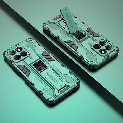 For Honor X8 5G Kickstand Phone Case Anti-drop Hard PC Soft TPU Shockproof Cover
