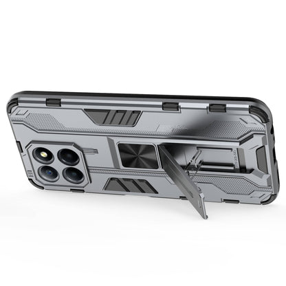 For Honor X8 5G Kickstand Phone Case Anti-drop Hard PC Soft TPU Shockproof Cover