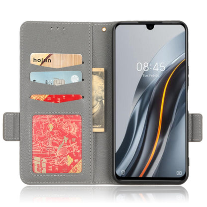 For Infinix Note 12 G96 4G X670 Litchi Texture Phone Cover Drop-proof PU Leather Magnetic Clasp Case with Stand Wallet