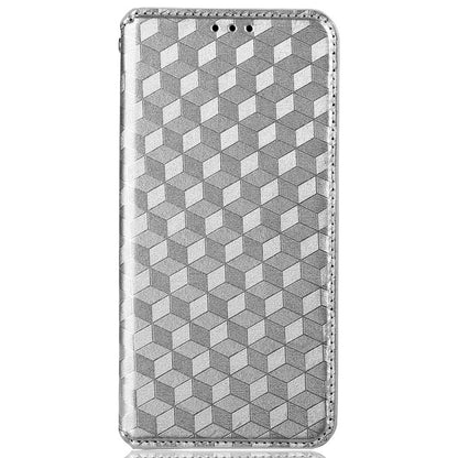 For Infinix Note 12 G96 4G X670 Stand Wallet Leather Phone Case Rhombus Pattern Imprinted Magnetic Absorption Folio Flip Cover