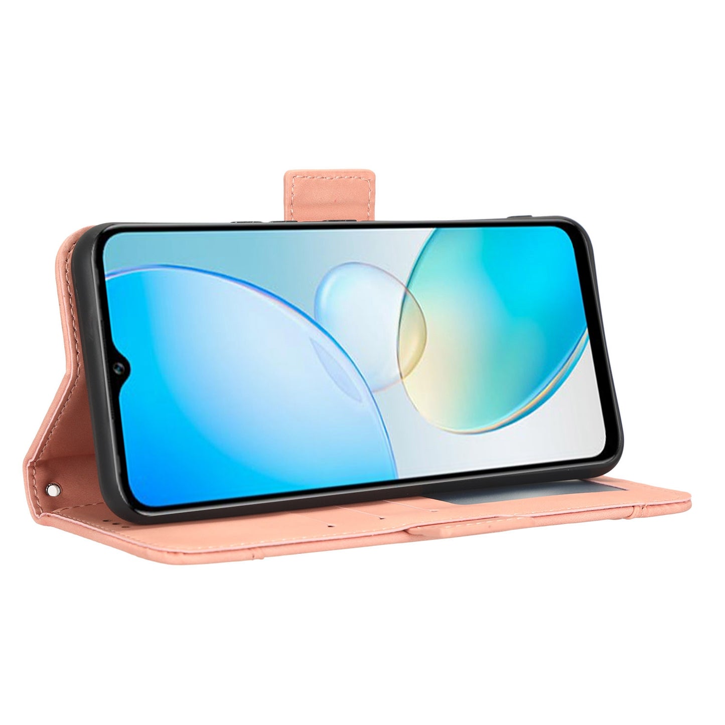 For Infinix Hot 12 Pro 4G X668C PU Leather Stand Multiple Card Slots Case Double Magnetic Clasp Flip Wallet Phone Cover