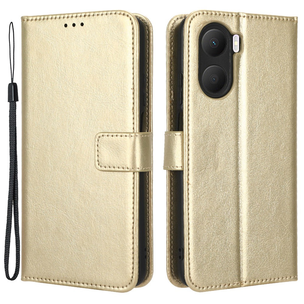 For Honor Play 40 Plus 5G Crazy Horse Texture PU Leather Wallet Phone Case Book Style Stand Cover