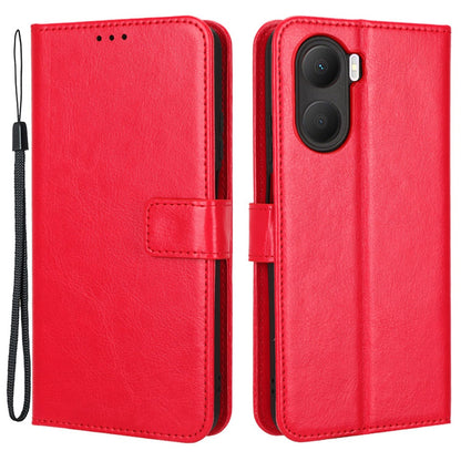 For Honor Play 40 Plus 5G Crazy Horse Texture PU Leather Wallet Phone Case Book Style Stand Cover