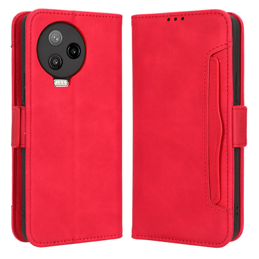 For Infinix Note 12 Pro 4G X676B Multiple Card Slots Anti-scratch PU Leather Dual Magnetic Clasp Phone Cover Stand Wallet Case