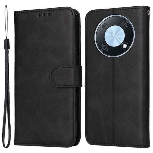 For Huawei Enjoy 50 Pro 4G / nova Y90 4G PU Leather Flip Wallet Case Magnetic Folio Stand Calf Texture Shockproof Phone Cover