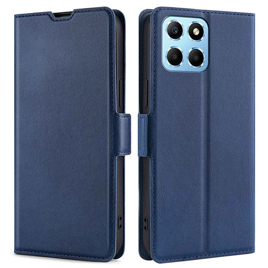 For Honor X8 5G / X6 4G PU Leather Stand Card Holder Case Full Protection Magnetic Clasp Phone Cover