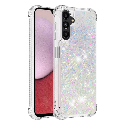 YB Quicksand Series-1 for Samsung Galaxy A14 5G Glitter Liquid Crystal Quicksand Case Soft TPU Protective Shockproof Phone Cover