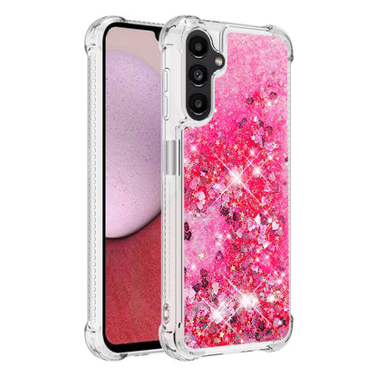 YB Quicksand Series-1 for Samsung Galaxy A14 5G Glitter Liquid Crystal Quicksand Case Soft TPU Protective Shockproof Phone Cover