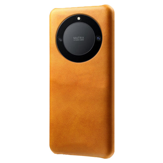 For Honor X40 5G PU Leather + Hard PC Protective Shell Calf Texture Ultra-Thin Fingerprint-Proof Phone Case