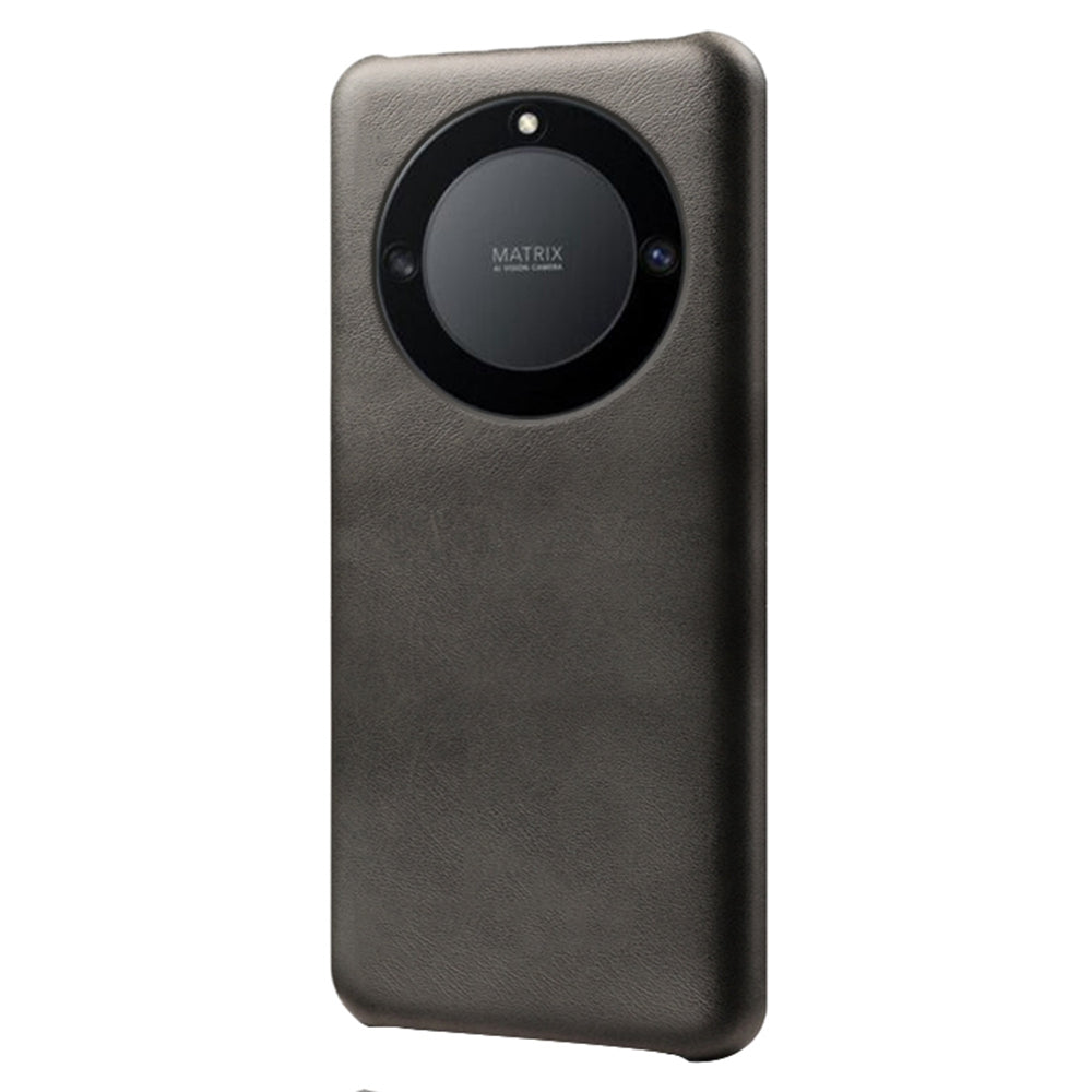 For Honor X40 5G PU Leather + Hard PC Protective Shell Calf Texture Ultra-Thin Fingerprint-Proof Phone Case