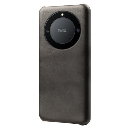 For Honor X40 5G PU Leather + Hard PC Protective Shell Calf Texture Ultra-Thin Fingerprint-Proof Phone Case
