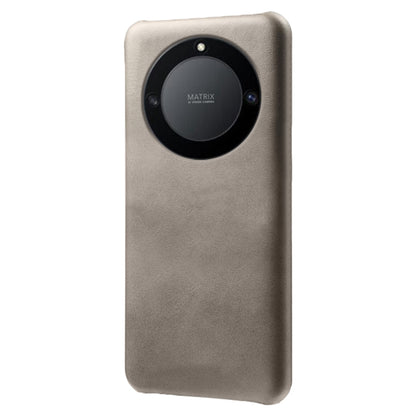 For Honor X40 5G PU Leather + Hard PC Protective Shell Calf Texture Ultra-Thin Fingerprint-Proof Phone Case