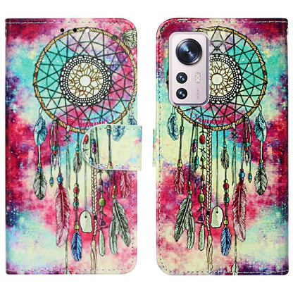 For Xiaomi 12 Pro 5G / 12 Pro (Dimensity) 5G / 12S Pro 5G PU Leather Wallet Phone Case Stylish Pattern Printing Protective Cover Stand Shell